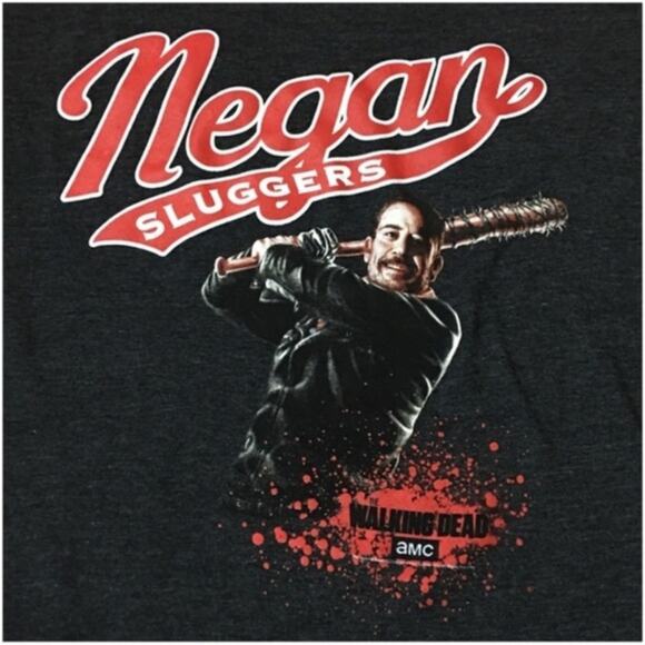 NWOT Loot Crate The Walking Dead Negan Sluggers Tee - Black - Large - Picture 2 of 8